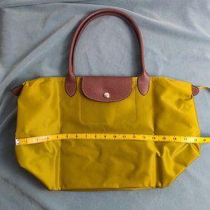 Longcamp Le Pliage Yellow Medium Tote Bag